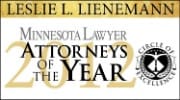 Leslie L. Lienemann | Minnesota Lawyer | Attorneys Of The Year 2012 | Circle Of Excellence