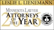 Attorney Leslie L. Lienemann, nominated by Minnesota Lawyer for Attorneys of the Year in 2016
